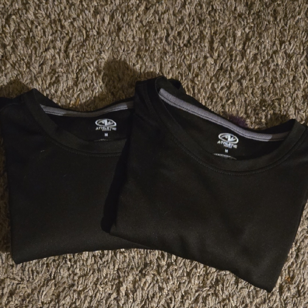 Athletic Works Classic Black Tees